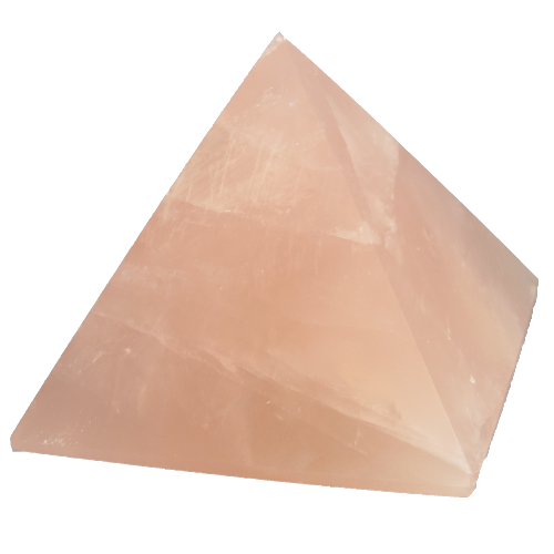 Pirámide de Cuarzo Rosa