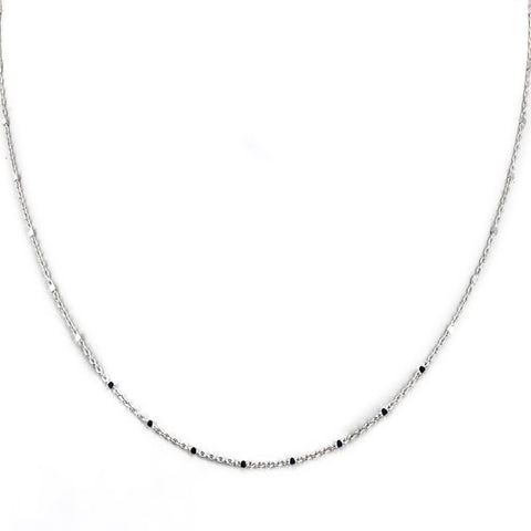 Cadena de Plata de Ley Cubo
