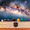 Pack Sistema Solar de Minerales – 9 Esferas Planetarias encima caja