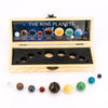 Pack Sistema Solar de Minerales – 9 Esferas Planetarias en caja