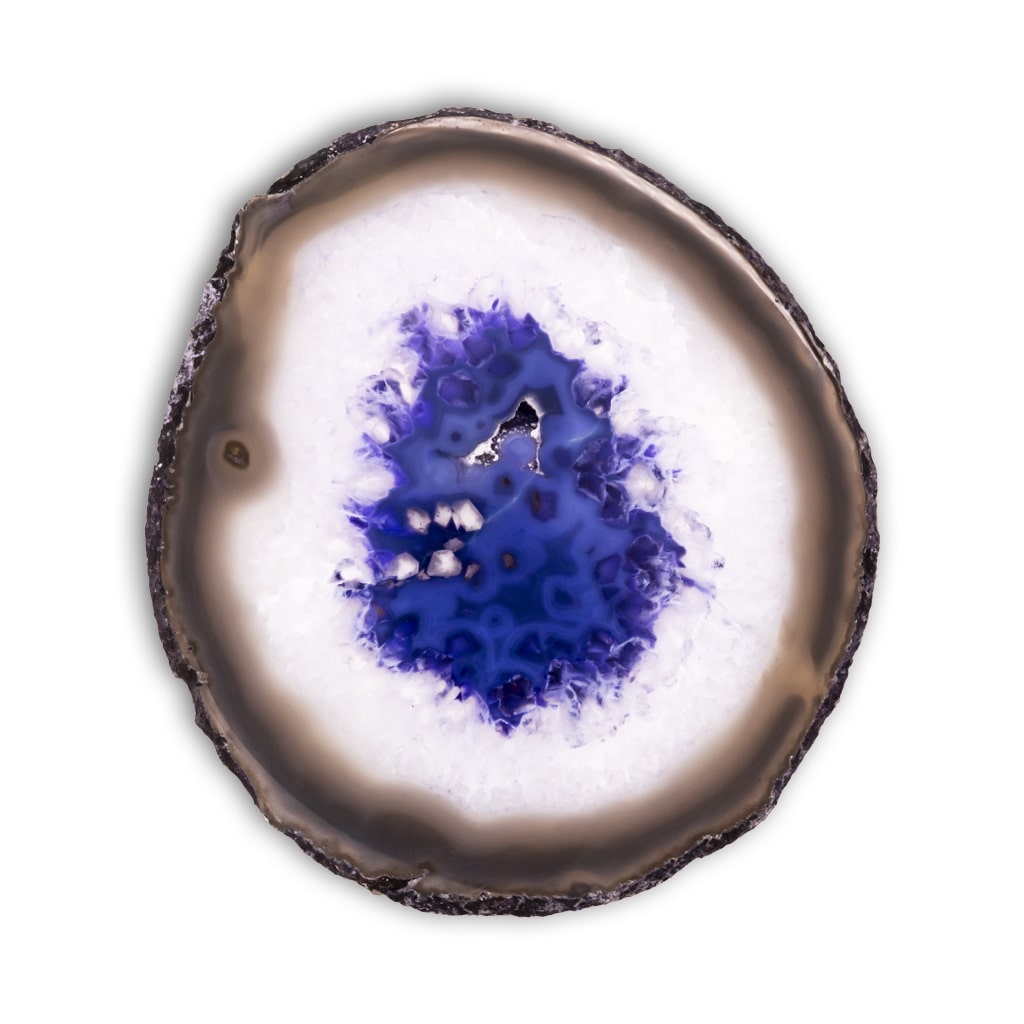 Placa de Ágata Morada grande