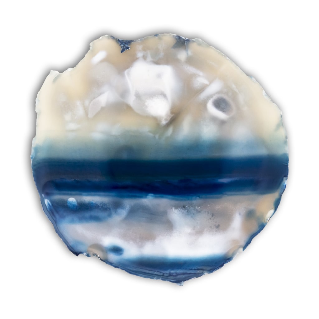 Agata rodaja placa pieza 2