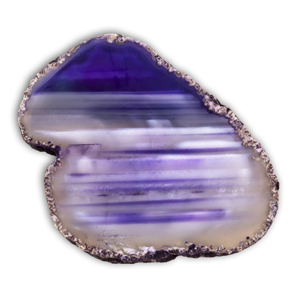 Placa de Ágata Morada grande 2