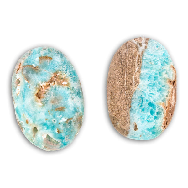 Rodado Jabón de Aragonito azul