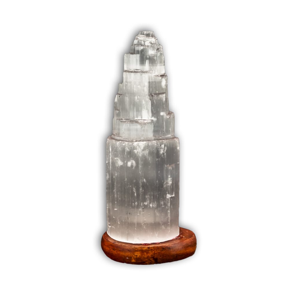 Lampara selenita apagada