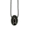 Colgante de Obsidiana Rodado hilo