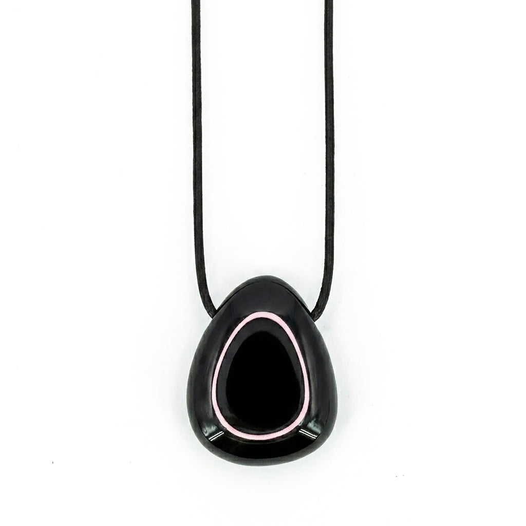 Colgante de Obsidiana Rodado