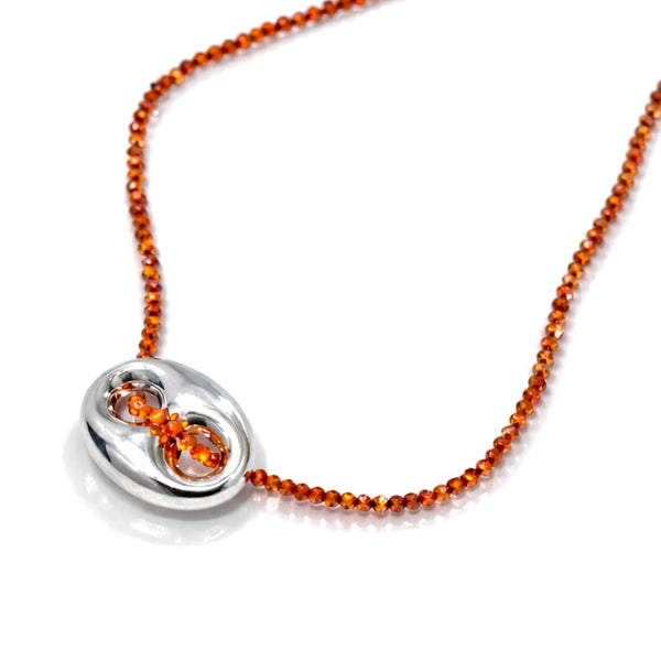 Cabujón de Plata Forma calabrote