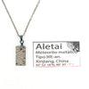 Colgante de Meteorito Aletai metalico