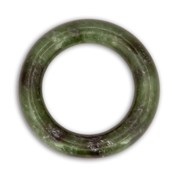 Colgante de Jade Verde Círculo de la suerte