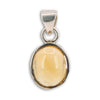 Colgante de Citrino oval en Plata