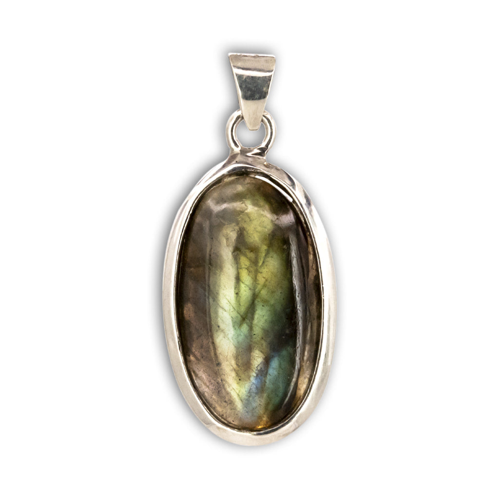 Colgante de Labradorita en Plata 3