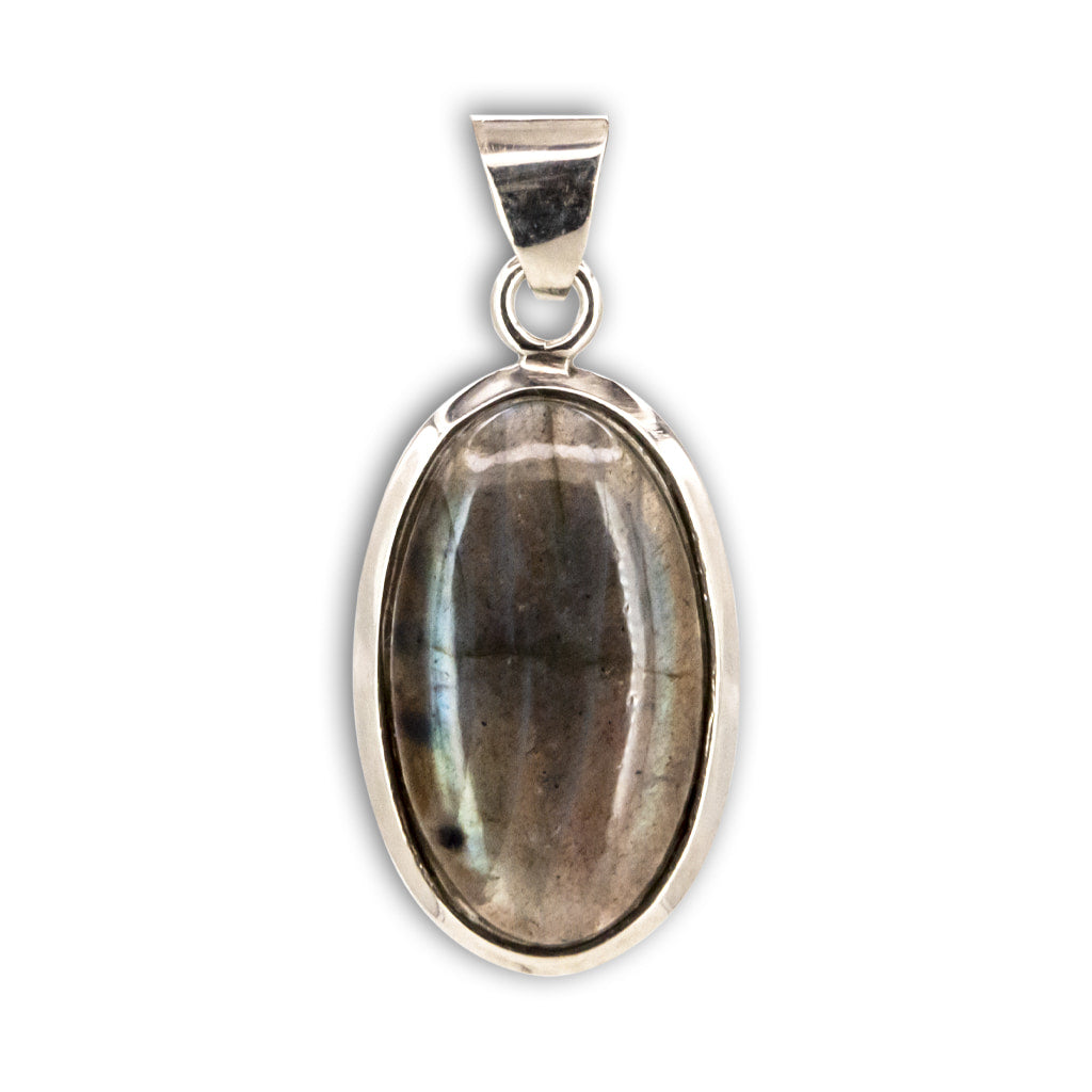 Colgante de Labradorita en Plata 1