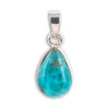 Colgante de Larimar Gota en Plata de ley