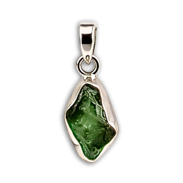 Colgante de Moldavita en Plata suelto