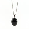 Colgante de Obsidiana Arcoíris en Acero cadena