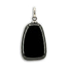 Colgante de Obsidiana rodado en Plata