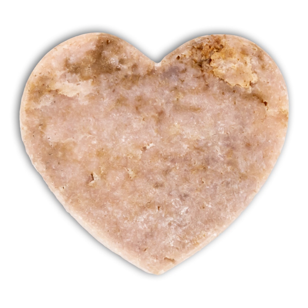 Corazón de Amatista rosa natural