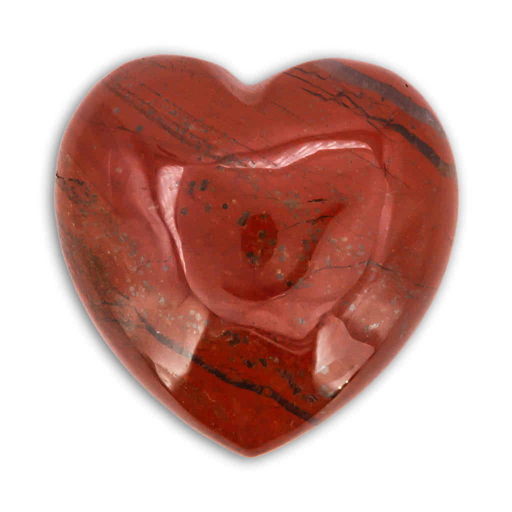 Corazón de Jaspe Rojo