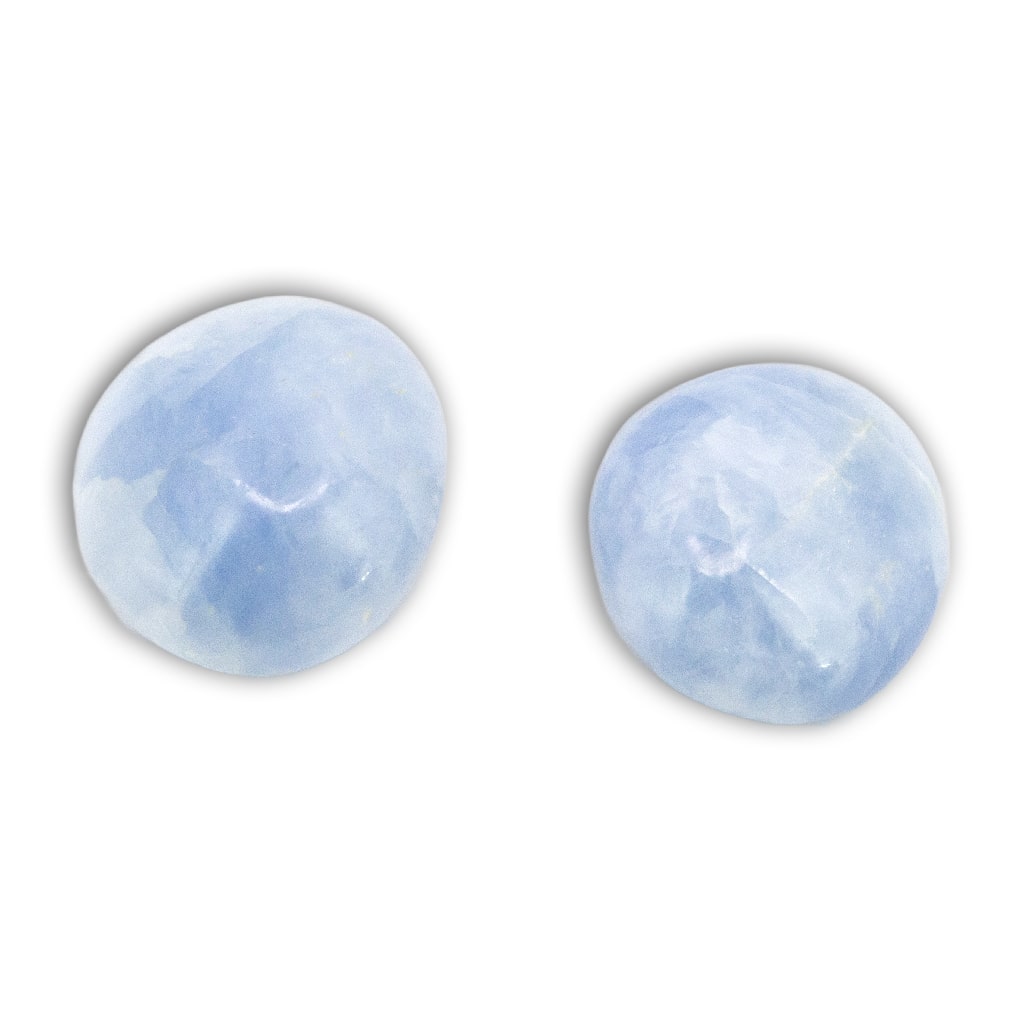 Calcita azul  Palm stone