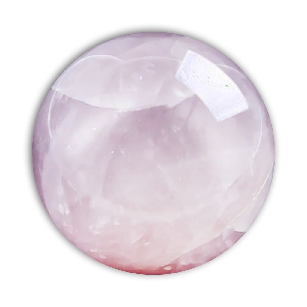 Esfera de Cuarzo Rosa clara