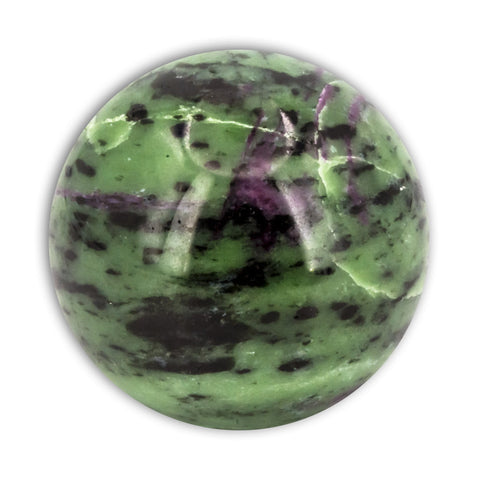Esfera de rubi con zoisita