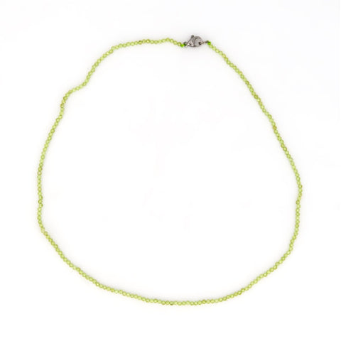 Gargantilla de Peridoto Bola Facetada