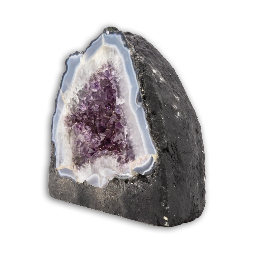 Geoda de Amatista con base plana grande brasil