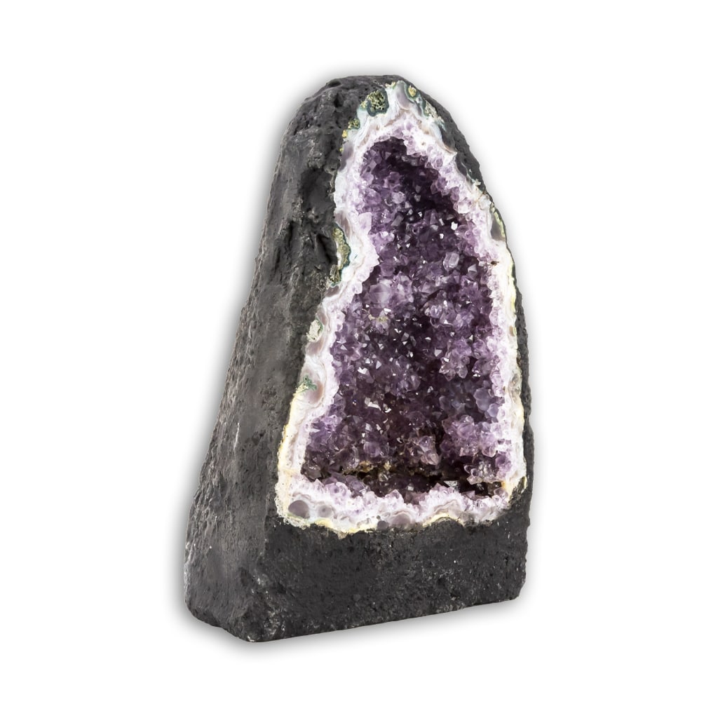Geoda de Amatista con base plana grande leteral