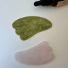 Masajeador Gua Sha de Jade Verde