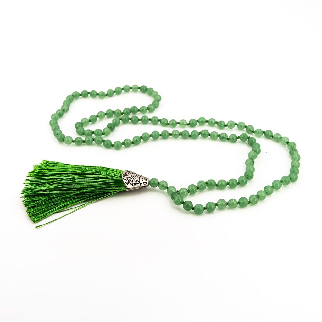 Collar Japa Mala de Aventurina