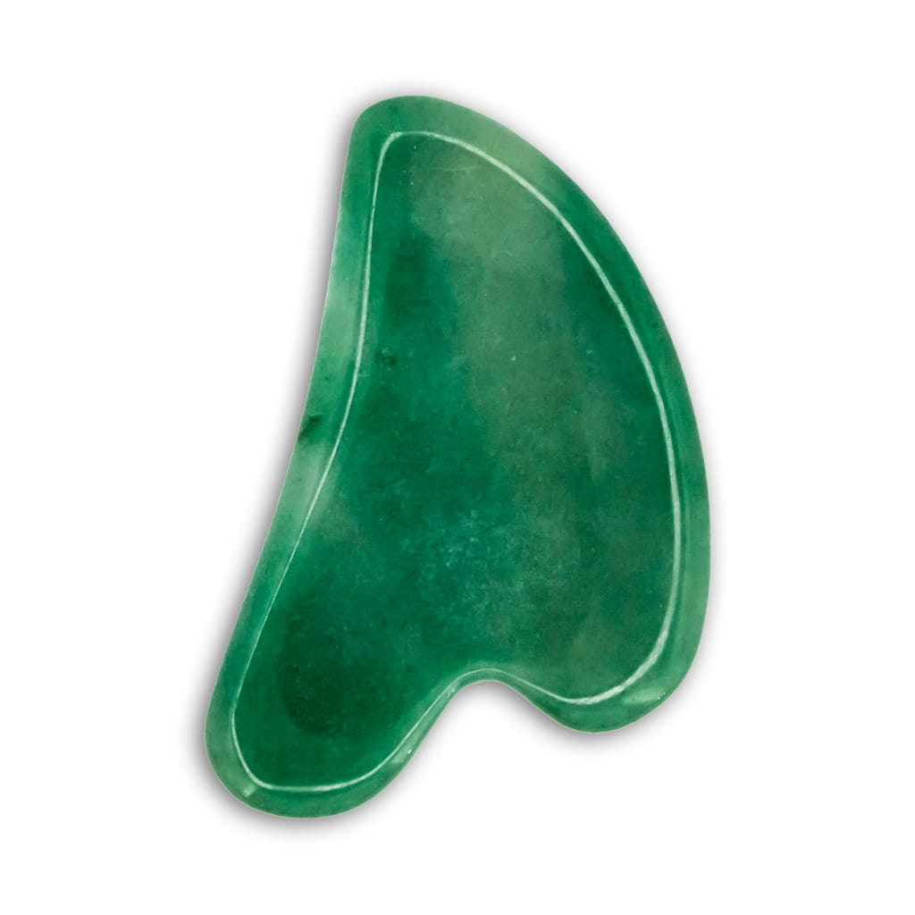 Masajeador Gua Sha de Aventurina pequeño