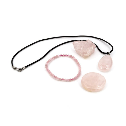 Pack Cuarzo Rosa San Valentín