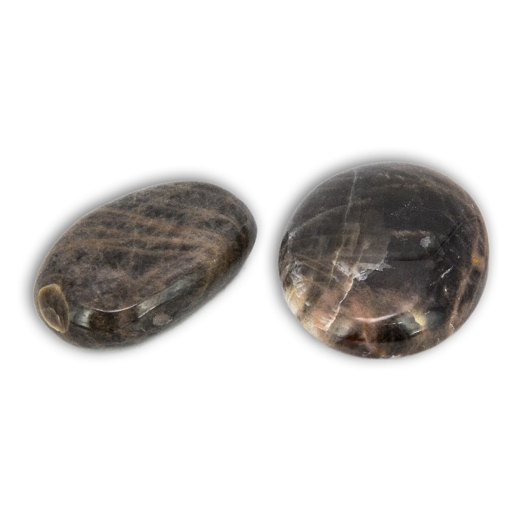 Piedra luna negra palmstone