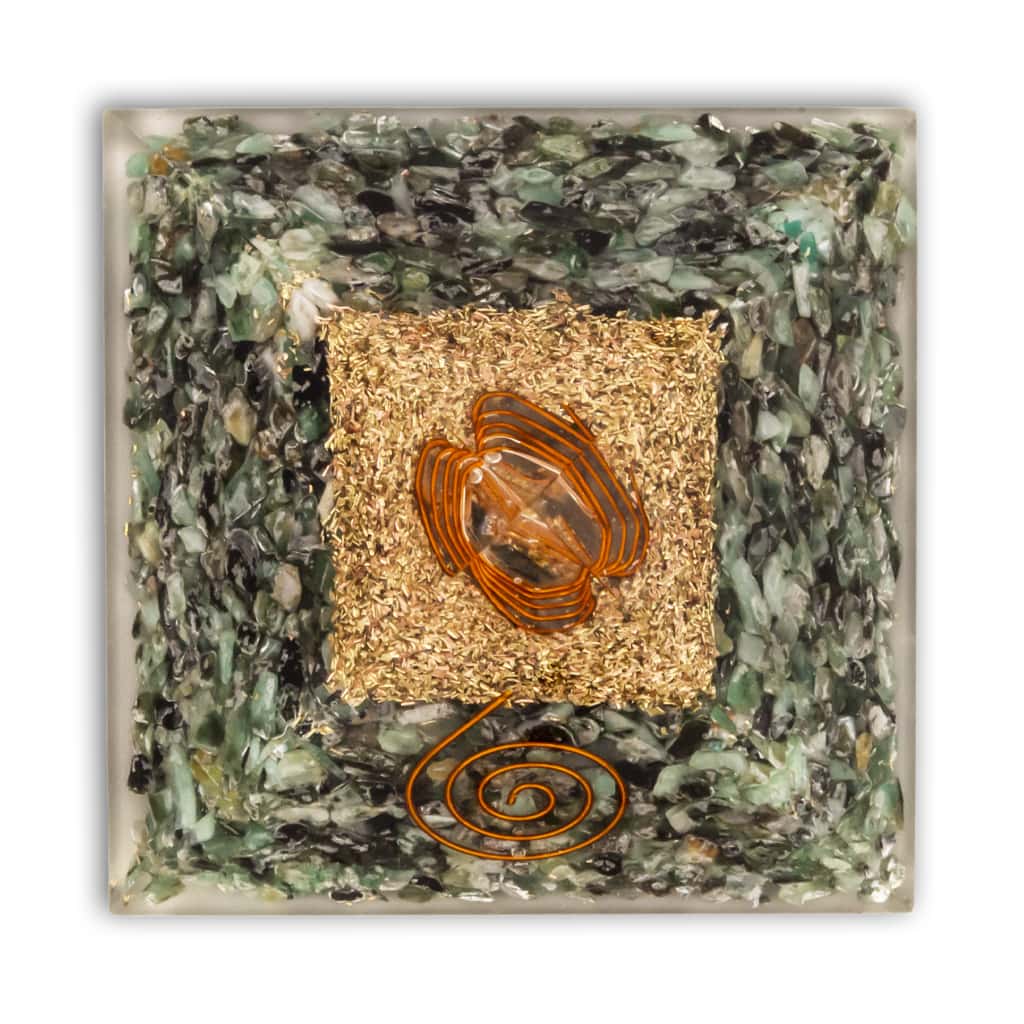 Piramide orgonita Esmeralda