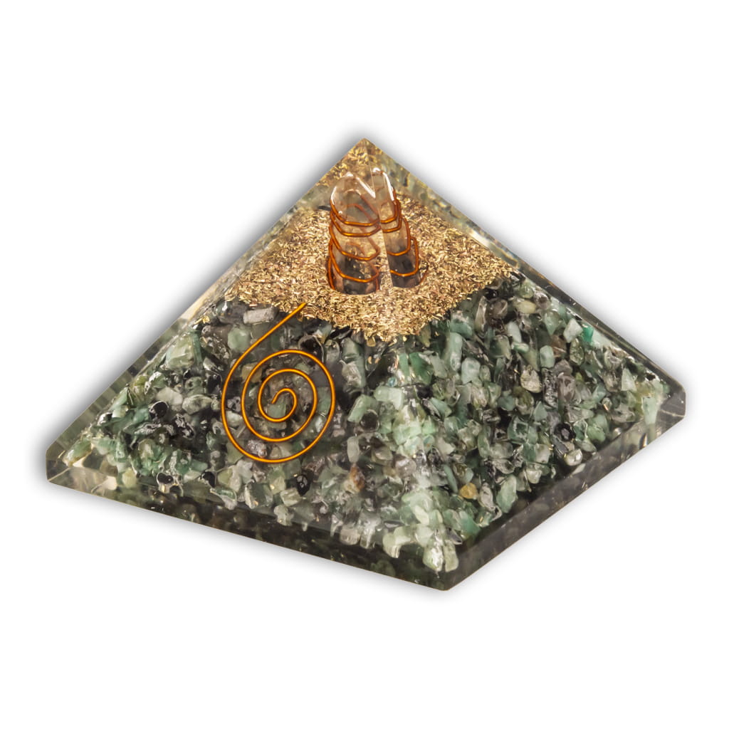 Piramide orgonita Esmeralda