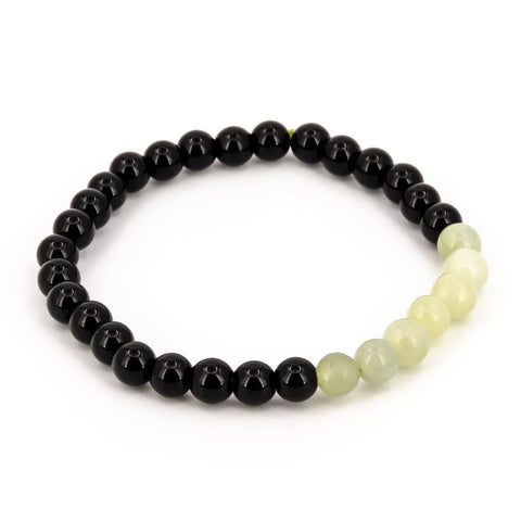 Pulsera de Obsidiana y Jade