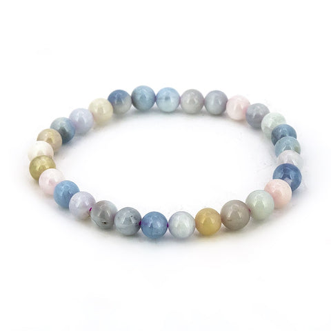 Pulsera mniorganita, aguamarina y berilo