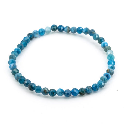 Pulsera de Apatito Bola Facetada