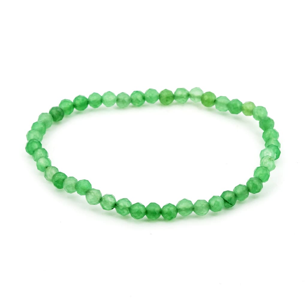 Pulsera de Aventurina verde Bola Facetada