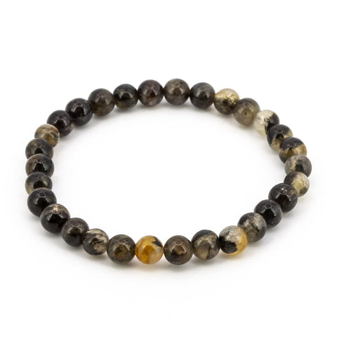 Pulsera de Astrofilita Bola Lisa