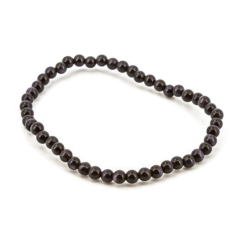 Pulsera de Aventurina azul Bola Lisa