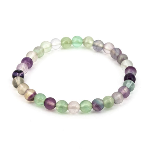 Pulsera de Fluorita Bola Lisa