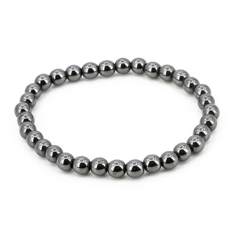 Pulsera de Hematites Bola Lisa
