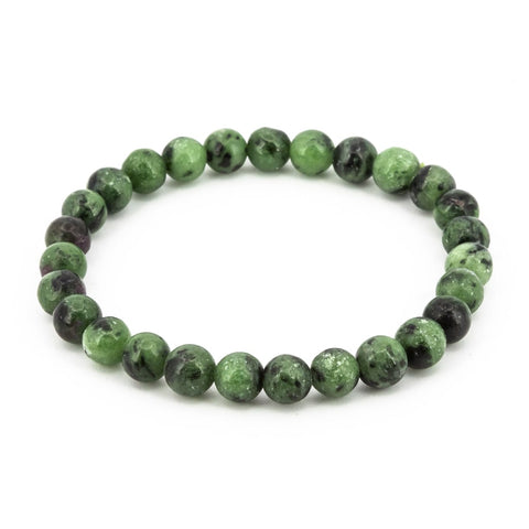 Pulsera de Zoisita Bola Lisa