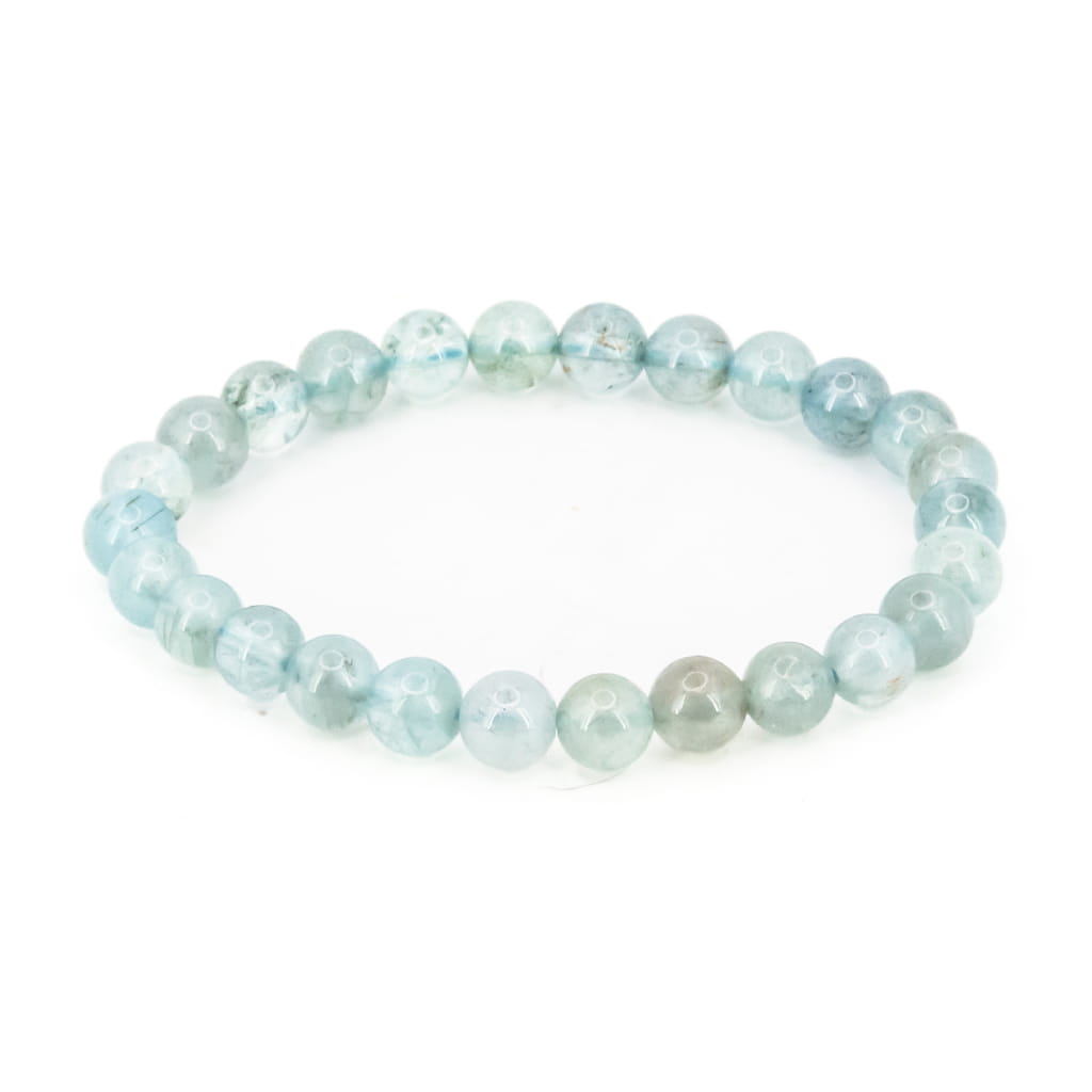 Pulsera de Aguamarina extra Bola Lisa