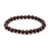 Pulsera de Jaspe Sardo Bola Lisa