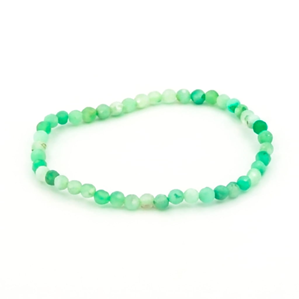 Pulsera de Crisoprasa extra Bola facetada