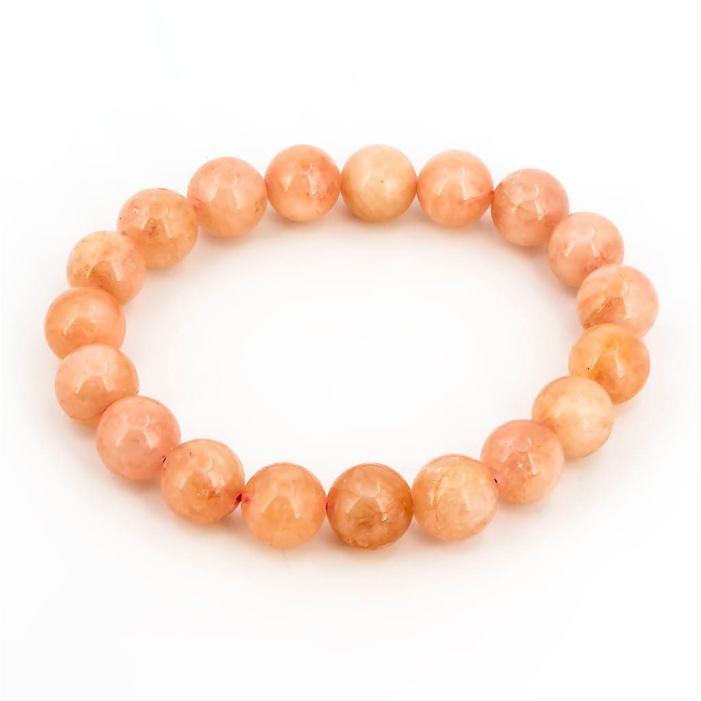Pulsera de Morganita Bola Lisa