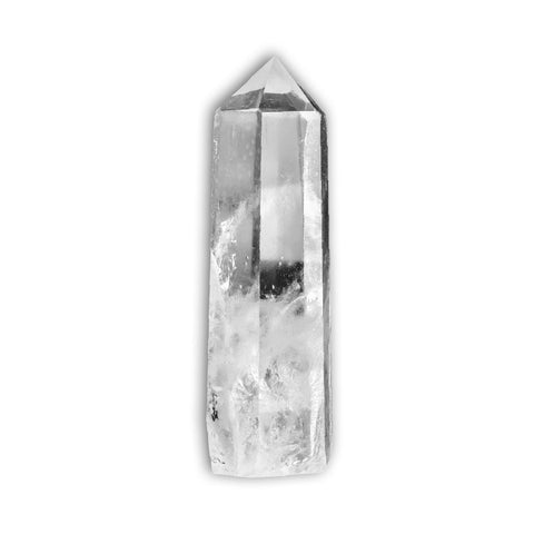 Punta de Cuarzo Cristal de Roca con base plana grande